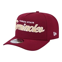 Florida State Seminoles Logo Patch New Era 9FIFTY A-Frame Snapback Hat