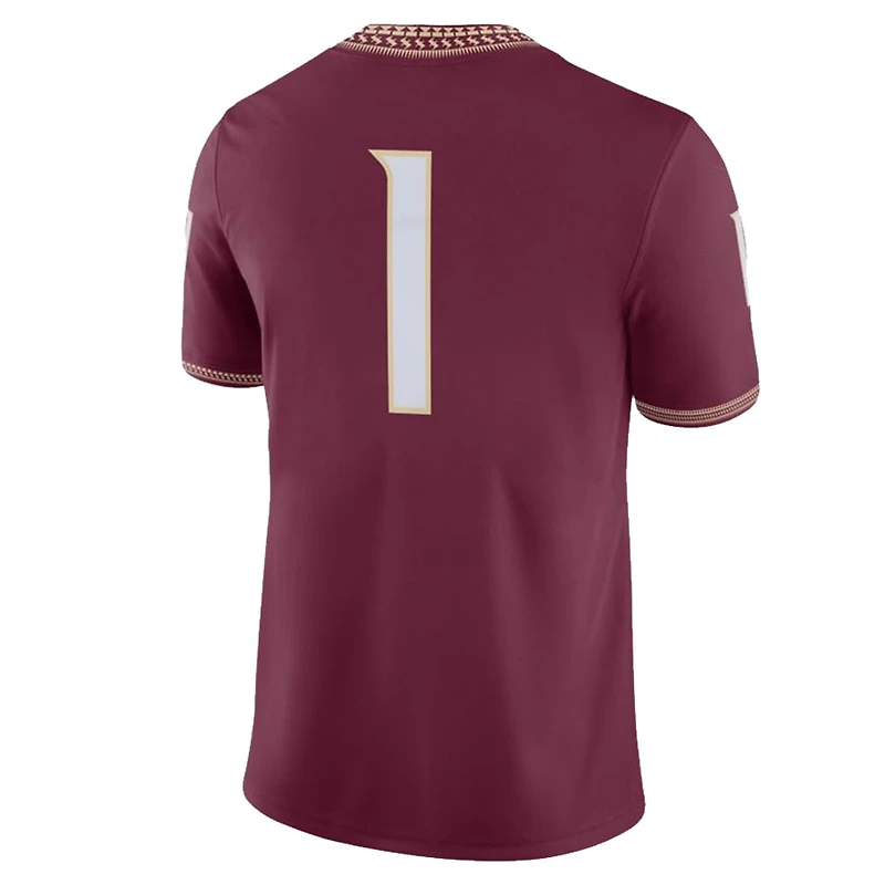 Florida State Seminoles Garnet Red Blank Home Nike Game Jersey