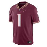 Florida State Seminoles Garnet Red Blank Home Nike Game Jersey