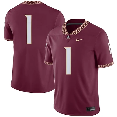 Florida State Seminoles Garnet Red Blank Home Nike Game Jersey
