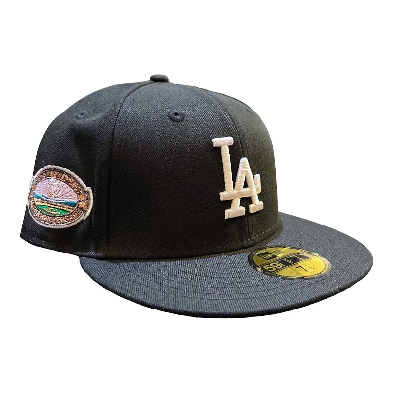 Los Angeles Dodgers Black 50th Anni Patch UV New Era 59FIFTY Fitted Hat