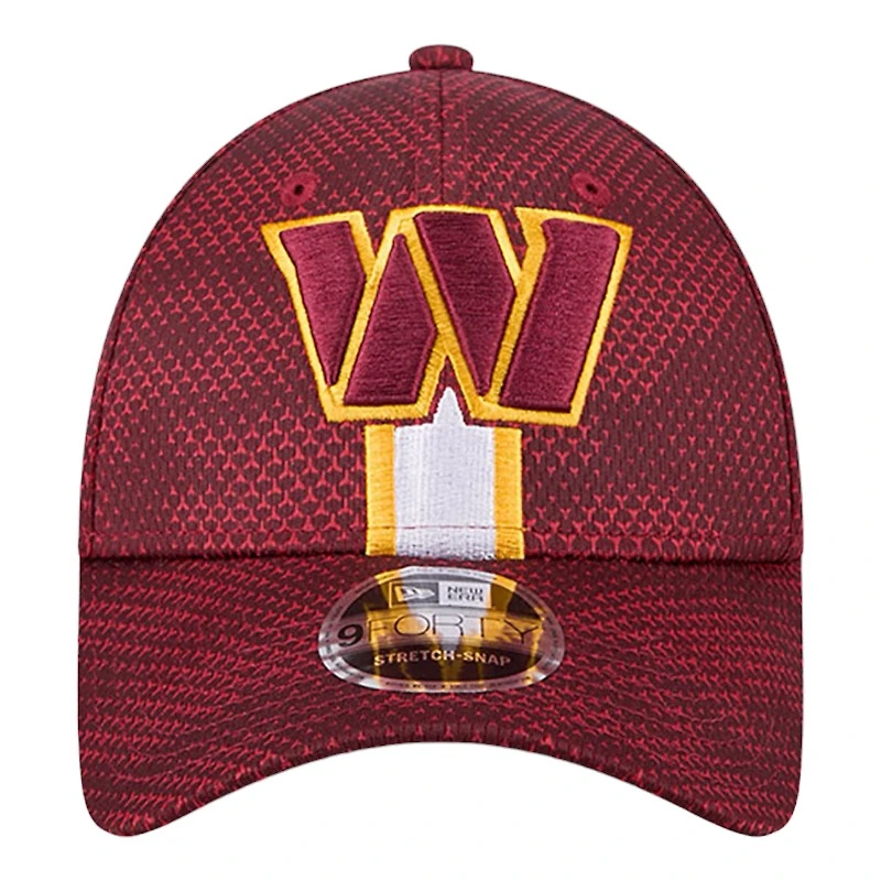 Washington Commanders Burgundy 2024 NFL Sideline New Era 9FORTY Stretch-Snap Hat