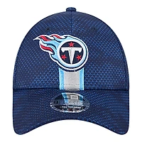 Tennessee Titans Navy 2024 NFL Sideline New Era 9FORTY Stretch-Snap Hat