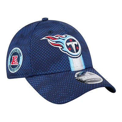 Tennessee Titans Navy 2024 NFL Sideline New Era 9FORTY Stretch-Snap Hat