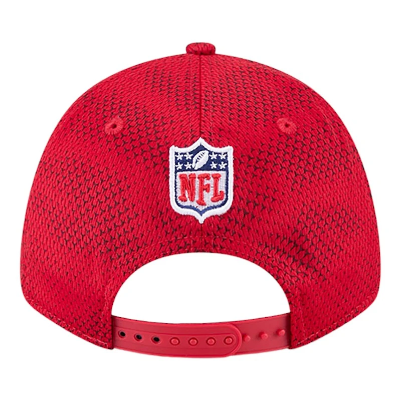 Tampa Bay Buccaneers Red 2024 NFL Sideline New Era 9FORTY Stretch-Snap Hat