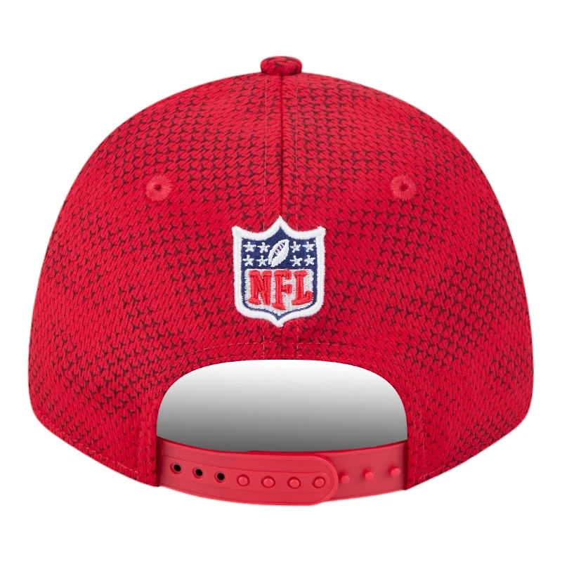 San Francisco 49ers Red 2024 NFL Sideline New Era 9FORTY Stretch-Snap Hat