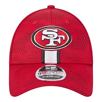 San Francisco 49ers Red 2024 NFL Sideline New Era 9FORTY Stretch-Snap Hat