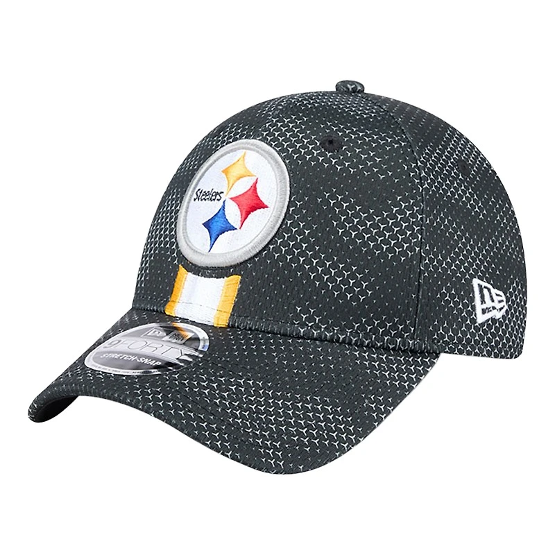 Pittsburgh Steelers Black 2024 NFL Sideline New Era 9FORTY Stretch-Snap Hat