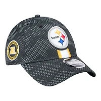 Pittsburgh Steelers Black 2024 NFL Sideline New Era 9FORTY Stretch-Snap Hat