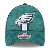 Philadelphia Eagles Midnight Green 2024 NFL Sideline New Era 9FORTY Stretch-Snap Hat