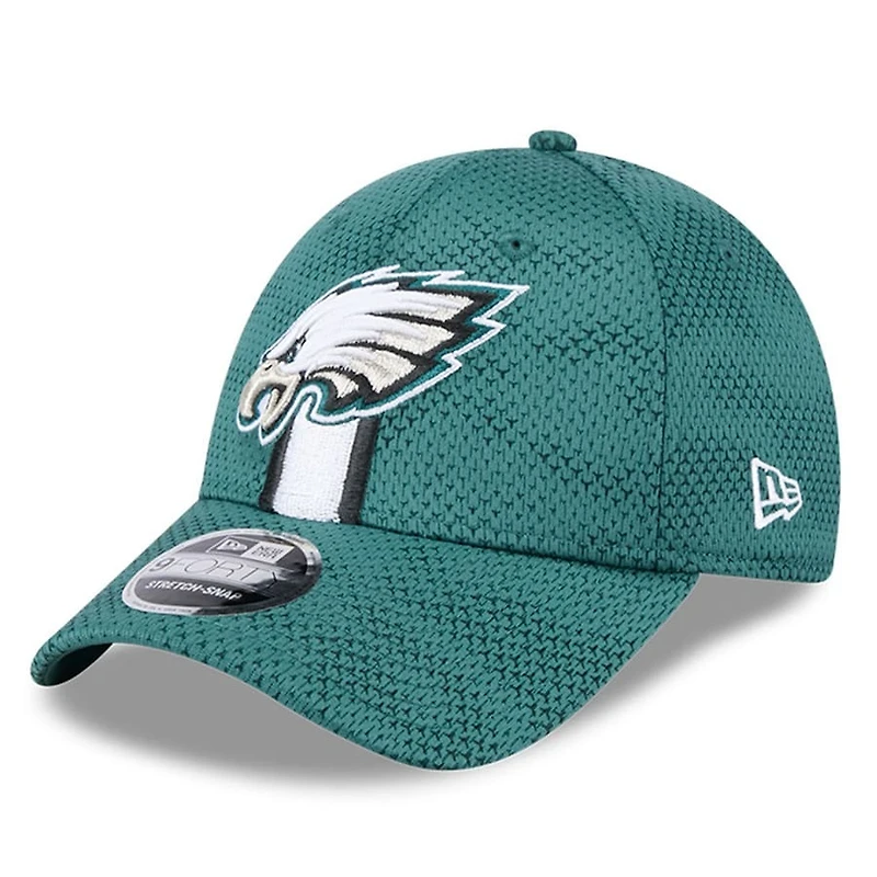 Philadelphia Eagles Midnight Green 2024 NFL Sideline New Era 9FORTY Stretch-Snap Hat