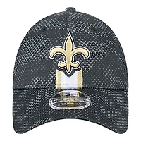 New Orleans Saints Black 2024 NFL Sideline New Era 9FORTY Stretch-Snap Hat