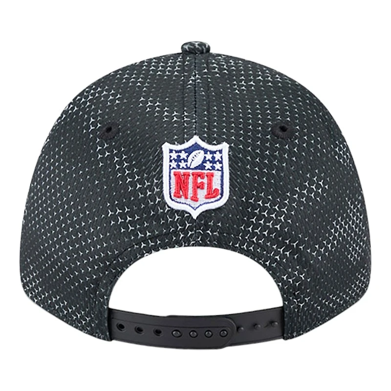 New Orleans Saints Black 2024 NFL Sideline New Era 9FORTY Stretch-Snap Hat
