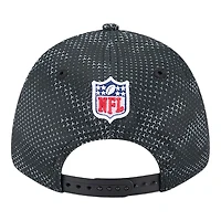 New Orleans Saints Black 2024 NFL Sideline New Era 9FORTY Stretch-Snap Hat