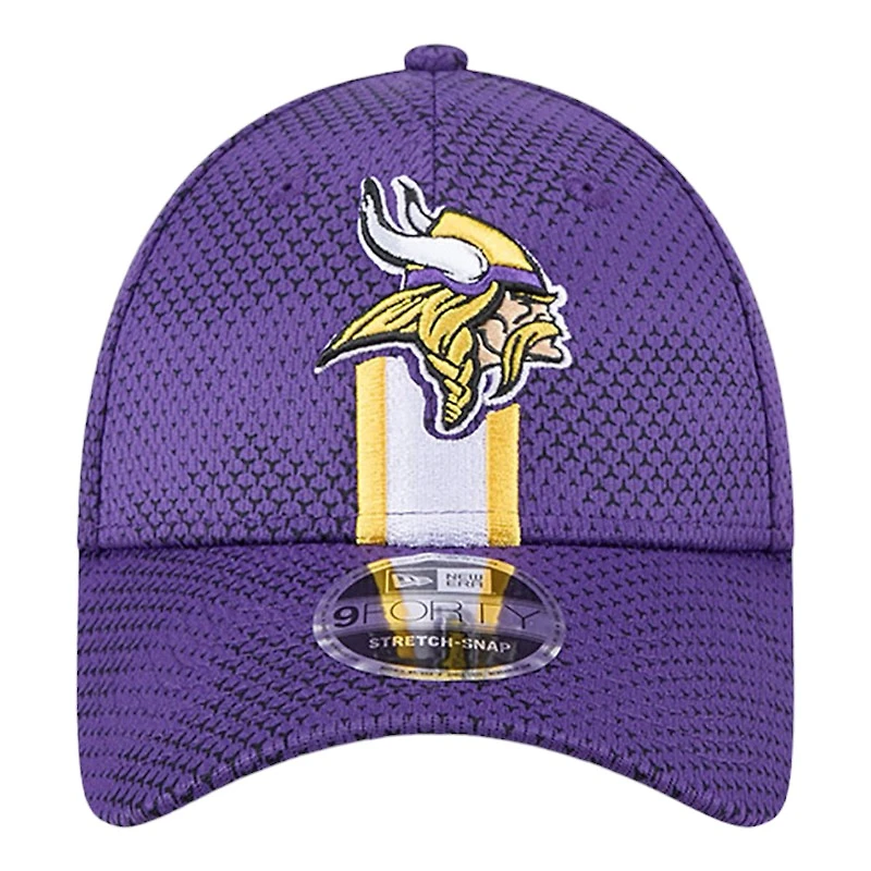 Minnesota Vikings Purple 2024 NFL Sideline New Era 9FORTY Stretch-Snap Hat