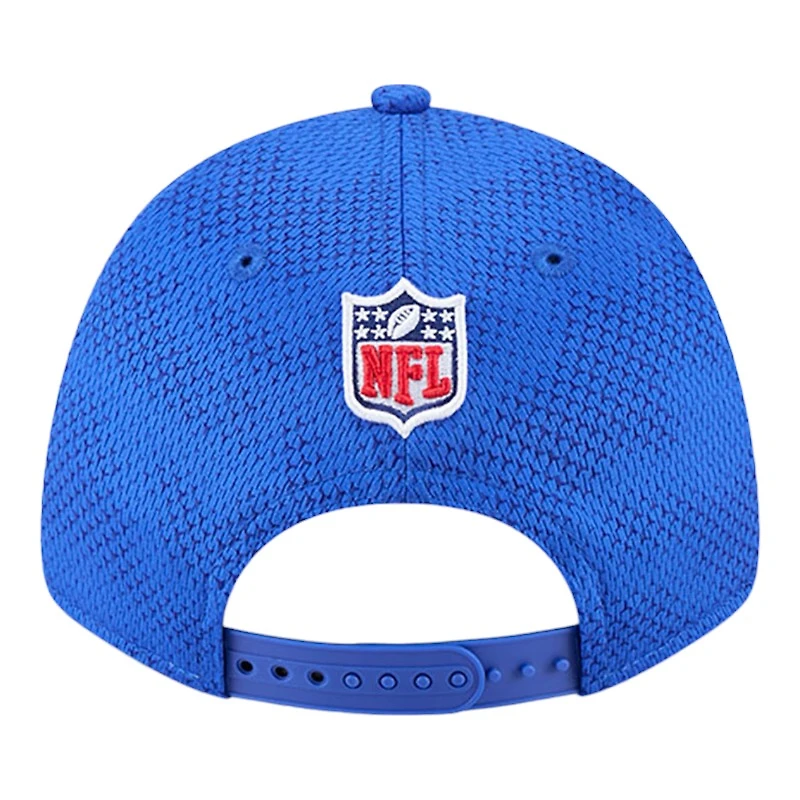 Los Angeles Rams Royal Blue 2024 NFL Sideline New Era 9FORTY Stretch-Snap Hat