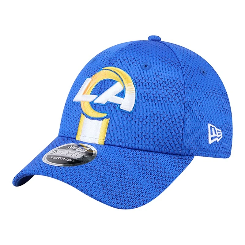 Los Angeles Rams Royal Blue 2024 NFL Sideline New Era 9FORTY Stretch-Snap Hat