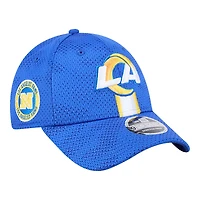 Los Angeles Rams Royal Blue 2024 NFL Sideline New Era 9FORTY Stretch-Snap Hat