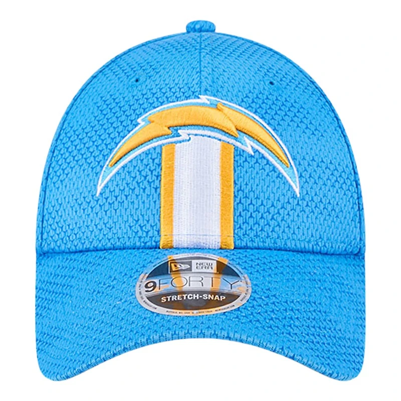 Los Angeles Chargers Blue 2024 NFL Sideline New Era 9FORTY Stretch-Snap Hat