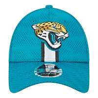 Jacksonville Jaguars Teal 2024 NFL Sideline New Era 9FORTY Stretch-Snap Hat