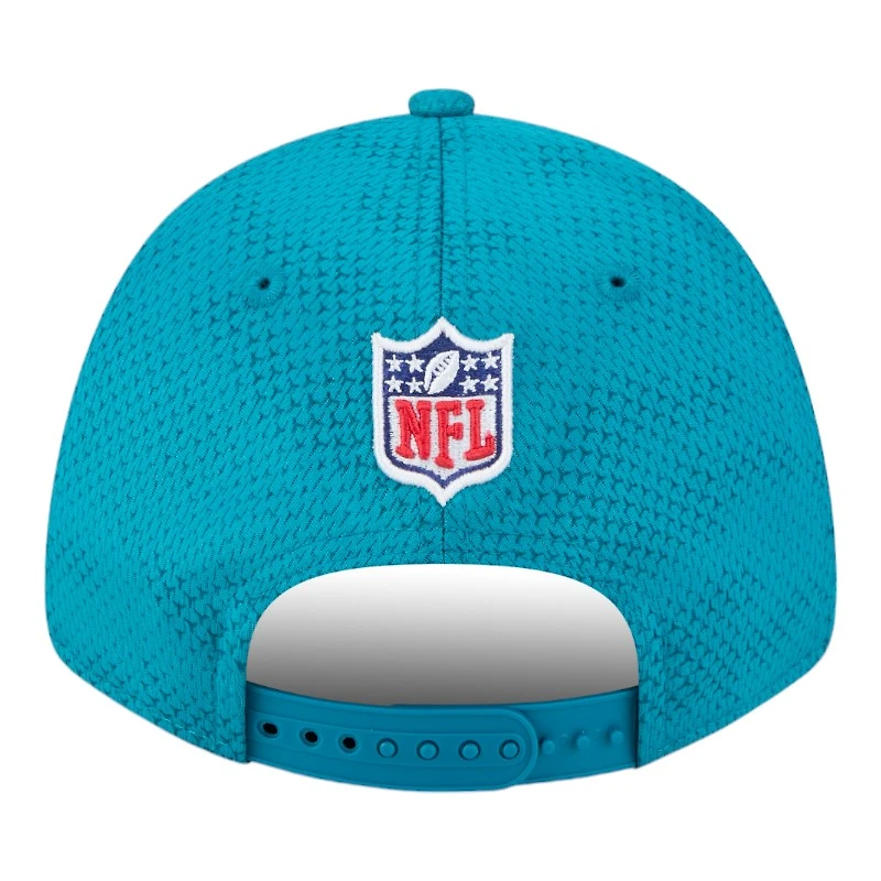Jacksonville Jaguars Teal 2024 NFL Sideline New Era 9FORTY Stretch-Snap Hat
