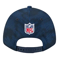Houston Texans Navy 2024 NFL Sideline New Era 9FORTY Stretch-Snap Hat