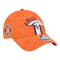 Denver Broncos Orange 2024 NFL Sideline New Era 9FORTY Stretch-Snap Hat