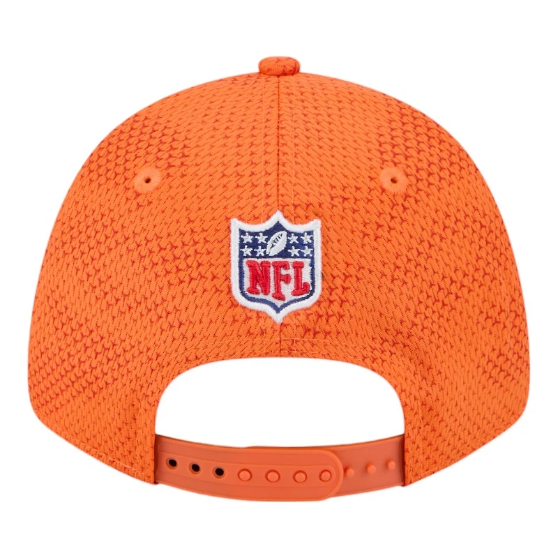 Denver Broncos Orange 2024 NFL Sideline New Era 9FORTY Stretch-Snap Hat