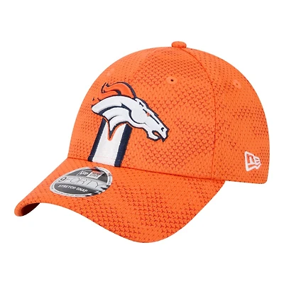 Denver Broncos Orange 2024 NFL Sideline New Era 9FORTY Stretch-Snap Hat