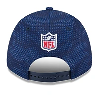 Dallas Cowboys Navy 2024 NFL Sideline New Era 9FORTY Stretch-Snap Hat