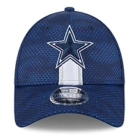 Dallas Cowboys Navy 2024 NFL Sideline New Era 9FORTY Stretch-Snap Hat