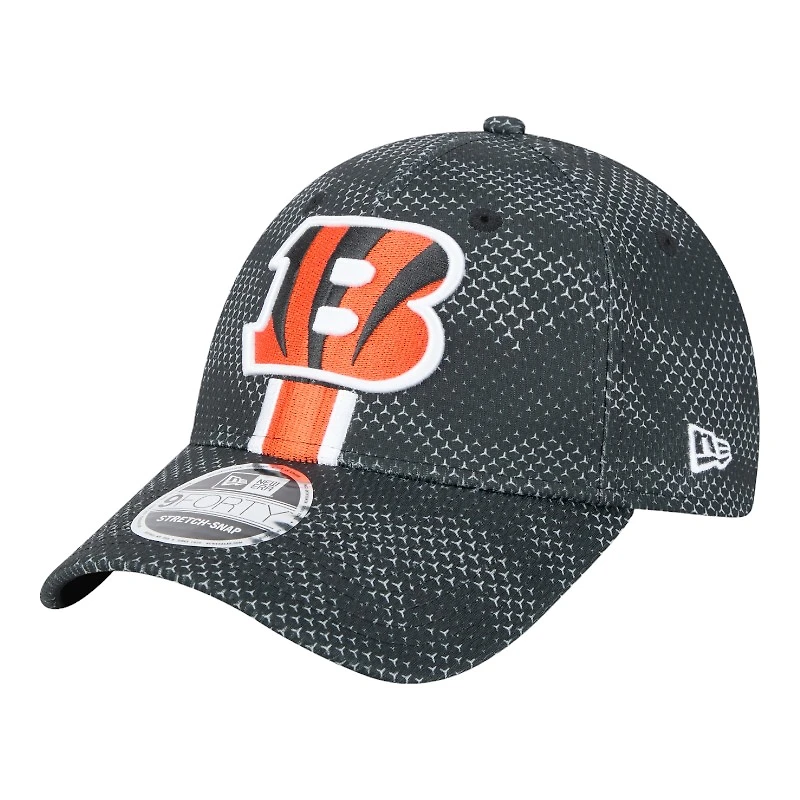 Cincinnati Bengals Black 2024 NFL Sideline New Era 9FORTY Stretch-Snap Hat