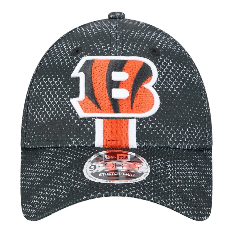 Cincinnati Bengals Black 2024 NFL Sideline New Era 9FORTY Stretch-Snap Hat