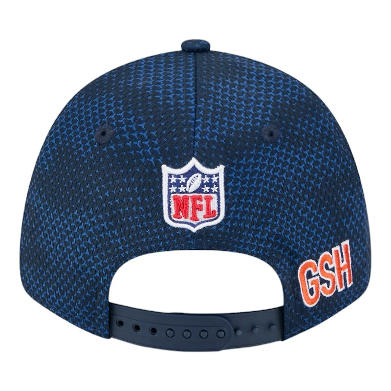 Chicago Bears Navy 2024 NFL Sideline New Era 9FORTY Stretch-Snap Hat