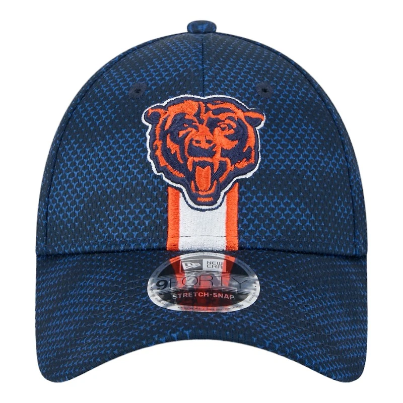 Chicago Bears Navy 2024 NFL Sideline New Era 9FORTY Stretch-Snap Hat