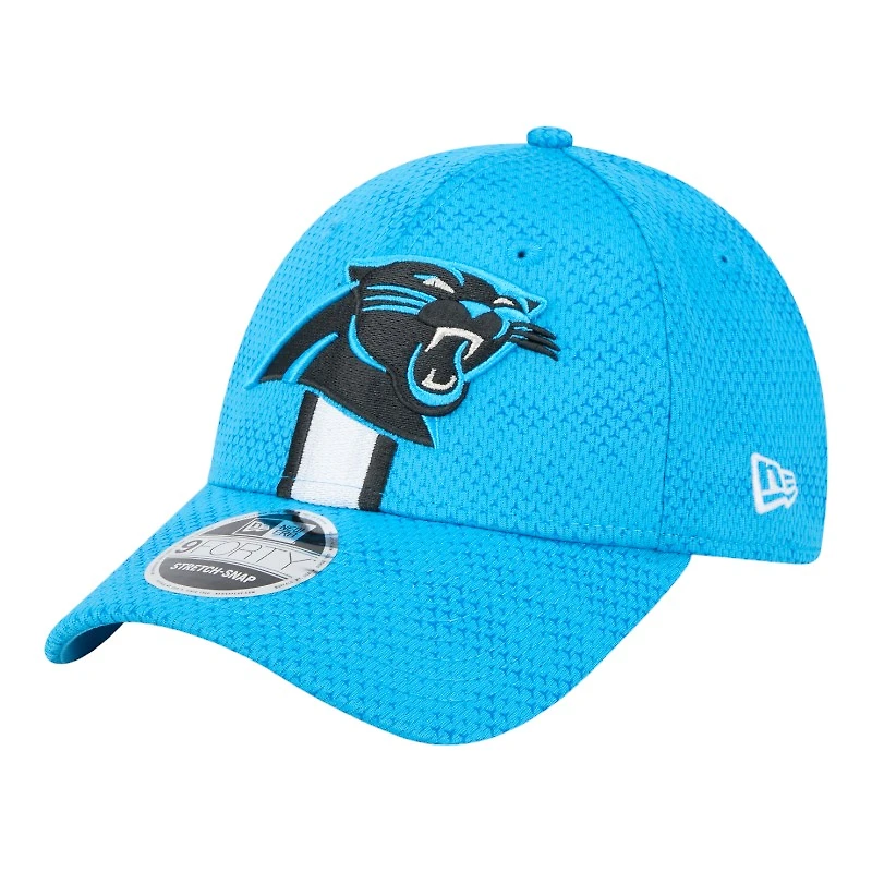 Carolina Panthers Carolina Blue 2024 NFL Sideline New Era 9FORTY Stretch-Snap Hat