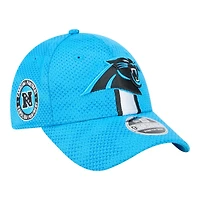 Carolina Panthers Carolina Blue 2024 NFL Sideline New Era 9FORTY Stretch-Snap Hat