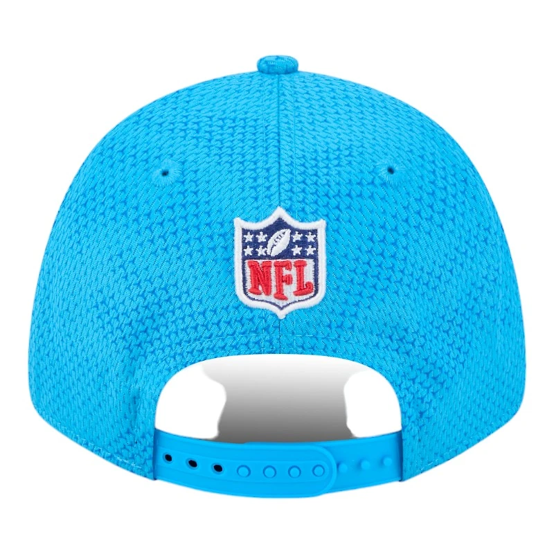 Carolina Panthers Carolina Blue 2024 NFL Sideline New Era 9FORTY Stretch-Snap Hat