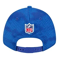 Buffalo Bills Royal Blue 2024 NFL Sideline New Era 9FORTY Stretch-Snap Hat