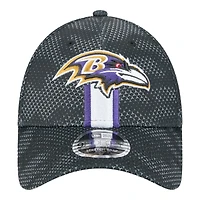Baltimore Ravens Black 2024 NFL Sideline New Era 9FORTY Stretch-Snap Hat