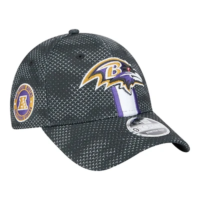 Baltimore Ravens Black 2024 NFL Sideline New Era 9FORTY Stretch-Snap Hat