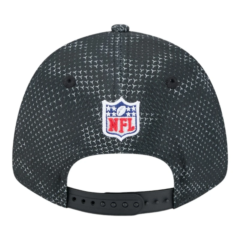 Atlanta Falcons Black 2024 NFL Sideline New Era 9FORTY Stretch-Snap Hat