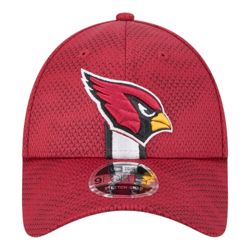 Arizona Cardinals Red 2024 NFL Sideline New Era 9FORTY Stretch-Snap Hat