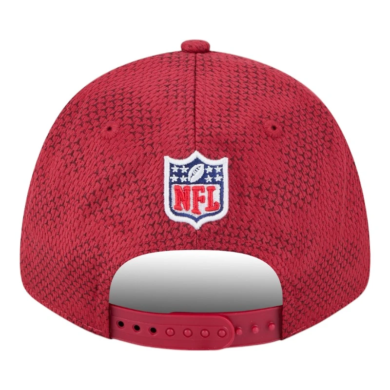 Arizona Cardinals Red 2024 NFL Sideline New Era 9FORTY Stretch-Snap Hat