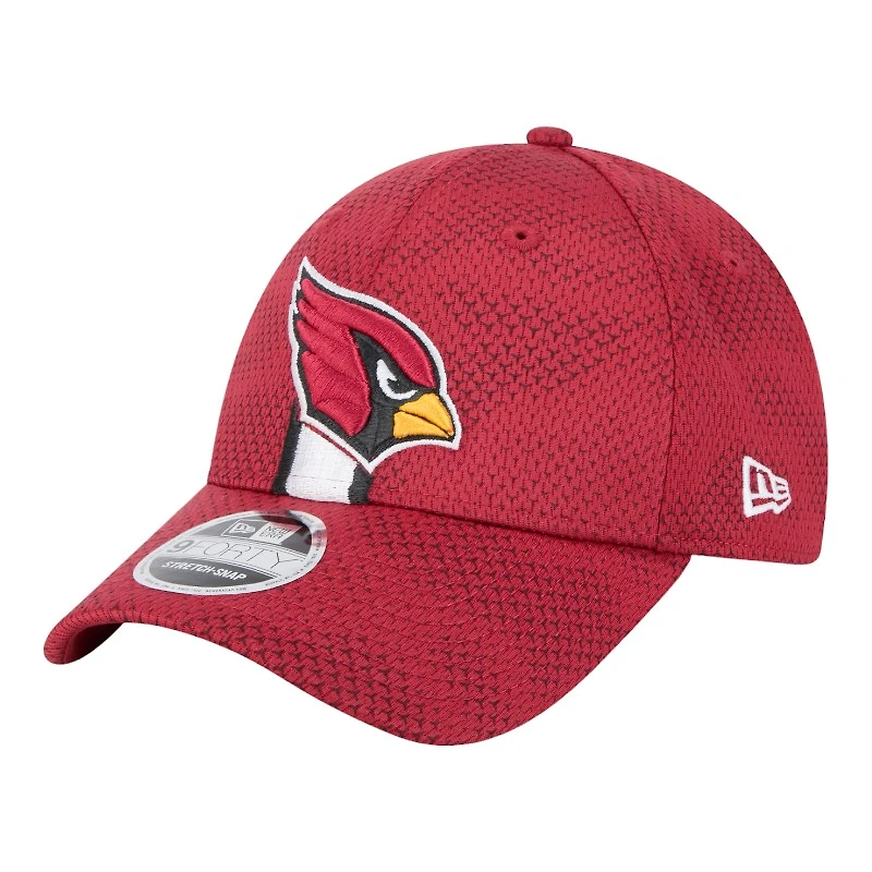 Arizona Cardinals Red 2024 NFL Sideline New Era 9FORTY Stretch-Snap Hat