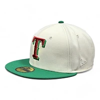 Texas Rangers Chrome and Green 1995 ASG Patch Gray UV New Era 59FIFTY Fitted Hat