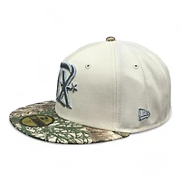 Texas Rangers Chrome and Realtree City Connect Panther Eagle Patch Gray UV New Era 59FIFTY Fitted Hat