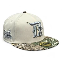 Texas Rangers Chrome and Realtree City Connect Panther Eagle Patch Gray UV New Era 59FIFTY Fitted Hat
