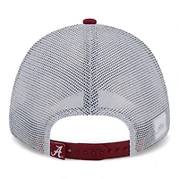 Alabama Crimson Tide Crimson Red White Mesh Back New Era 9FORTY Snapback Hat