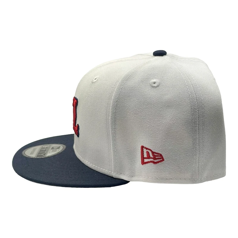 St. Louis Cardinals Optic White and Navy STL Arch Patch New Era 9FIFTY Snapback Hat